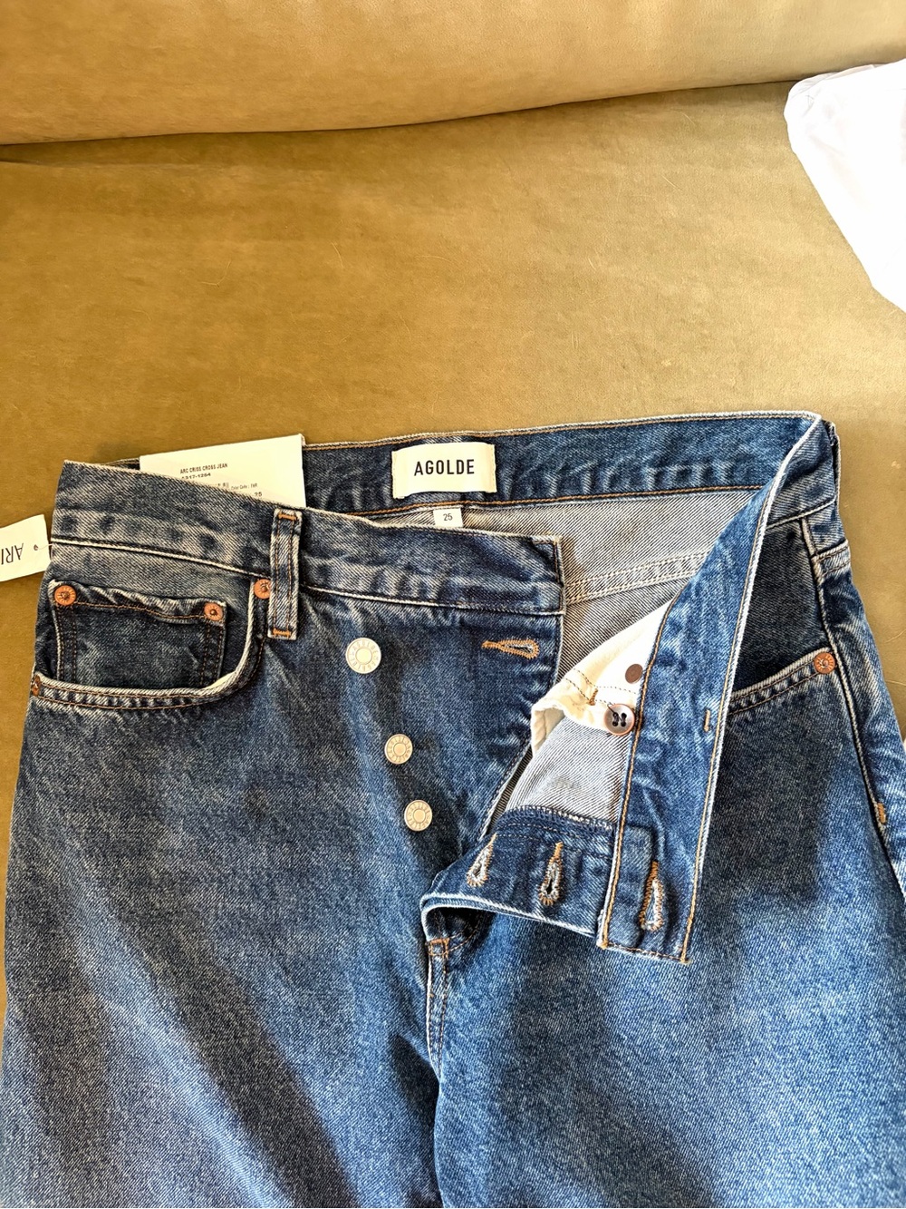 AGOLDE ARC CRISS CROSS JEAN (WEIGHTLESS) - Picture 15 of 15